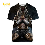 OSS - BJJ Style Brazilian Jiu-jitsu Tough Guy Animal T-shirt Jiu-jitsu Enthusiast Streetwear Top