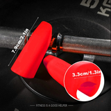 1Pair Dumbbell Barbell Grips Handles Silicone Anti-Slip Protect Pad For Pull Up Weightlifting Support Gym Body Building Workout