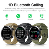 Sport Smartwatch, Highly Durable, Bluetooth , Fitness Tracker, Music, Heart Rate, Sleep Health Monitor, Life Waterproof