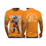 OSS - Brazilian Jiu-Jitsu BJJ grappling Animal Anime Bully Graphic 3D Printed T-Shirt Quick Dry