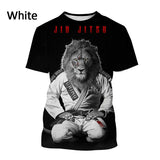 OSS - BJJ Style Brazilian Jiu-jitsu Tough Guy Animal T-shirt Jiu-jitsu Enthusiast Streetwear Top