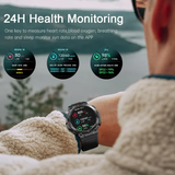 Sport Smartwatch, Highly Durable, Bluetooth , Fitness Tracker, Music, Heart Rate, Sleep Health Monitor, Life Waterproof