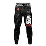 New Jiu Jitsu Rashguard MMA T-shirt +Pants For Men 4PCS/Set Brazilian Grappling Bjj