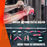 1Pair Dumbbell Barbell Grips Handles Silicone Anti-Slip Protect Pad For Pull Up Weightlifting Support Gym Body Building Workout