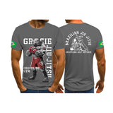 OSS - Brazilian Jiu-Jitsu BJJ grappling Animal Anime Bully Graphic 3D Printed T-Shirt Quick Dry