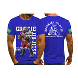 OSS - Brazilian Jiu-Jitsu BJJ grappling Animal Anime Bully Graphic 3D Printed T-Shirt Quick Dry