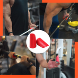 1Pair Dumbbell Barbell Grips Handles Silicone Anti-Slip Protect Pad For Pull Up Weightlifting Support Gym Body Building Workout