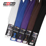 OSS Combat Sports BJJ Belt - Brazilian Jiu Jitsu Belt - IBJJF Approved Durable Design Belts
