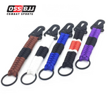OSS Combat Sports -  Brazilian jiu-jitsu Belt Rank Paracord Keychain