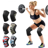 OSS Kneepads - 1 Pair 7mm Neoprene Sports Kneepads Compression Weightlifting Pressured Crossfit Training Knee Pads Support Women or Men