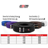 OSS Combat Sports BJJ Belt - Brazilian Jiu Jitsu Belt - IBJJF Approved Durable Design Belts