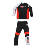 OSS Sports - BJJ & No Gi Competitor Long Sleeve Rash Guard plus Long Leggings