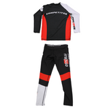 OSS Sports - BJJ & No Gi Competitor Long Sleeve Rash Guard plus Long Leggings