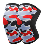 OSS Kneepads - 1 Pair 7mm Neoprene Sports Kneepads Compression Weightlifting Pressured Crossfit Training Knee Pads Support Women or Men