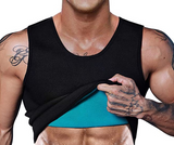 OSS - Men's Waist Trainer Vest - Neoprene Slimming Corset Body Shaper Sweat Suits for Weight Loss