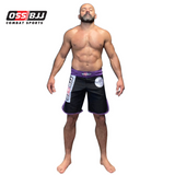 OSS/BJJ Combat Sports - NoGi Brazillian Jiu Jitsu Shorts - Ripstop Material - Grading Options