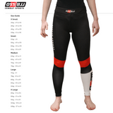 OSS Sports - BJJ & No Gi Competitor - Long Leggings Ladies - Long Tights Women Spats…