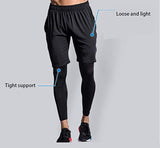 OSS - Fitness Gym Suit Men's 5 Piece Gym Running Training Workout Set Hooded Jacket Sport Tracksuit