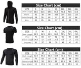 OSS - Fitness Gym Suit Men's 5 Piece Gym Running Training Workout Set Hooded Jacket Sport Tracksuit