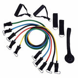 OSS - Exercise Resistance Bands and Workout Fitness Set - Home Workout Bands 11 Pieces