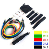 OSS - Exercise Resistance Bands and Workout Fitness Set - Home Workout Bands 11 Pieces