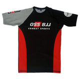 OSS Sports BJJ Jiu Jitsu Rash Guards, Men’s BJJ, No GI, MMA Short Sleeve Compression Base Layer Rash Guard