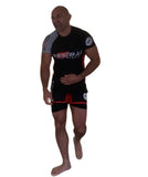 Oss Pro Combat EVO.2 Serie Compression Rash Guard Top plus Pants Bundle