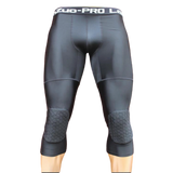 OSS - Men's 3/4 Compression Tight Pants Kneepads, Quick-Drying. Best Firefighter Knee Pads
