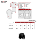 OSS Sports Men's BJJ, No GI, MMA, Top Plus Shorts Double-Layer Quick Dry - BJJ Grading Set - 2 PCS