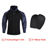 Hooded Tactical Working Suits Uniform Military Pants Army Paintball Airsoft Male Suit Men Clothing Combat Shirt Hiking Shirt with Pads