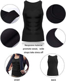 OSS - Men's Waist Trainer Vest - Neoprene Slimming Corset Body Shaper Sweat Suits for Weight Loss