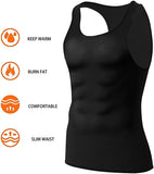 OSS - Men's Waist Trainer Vest - Neoprene Slimming Corset Body Shaper Sweat Suits for Weight Loss