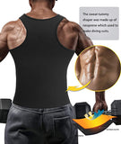 OSS - Men's Waist Trainer Vest - Neoprene Slimming Corset Body Shaper Sweat Suits for Weight Loss