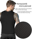 OSS - Men's Waist Trainer Vest - Neoprene Slimming Corset Body Shaper Sweat Suits for Weight Loss