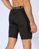 OSS - Compression Men's Tights Shorts Breathable with Pockets Gym Running Fitness Training Workout