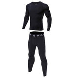 OSS - Gym Fitness Clothing Sets - Men Workout Outfit Apparel Gym Outdoor Compression Set