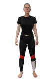 OSS Sports - BJJ & No Gi Competitor - Long Leggings Ladies - Long Tights Women Spats…