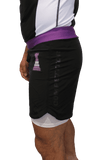 OSS Sports Men's BJJ, No GI, MMA, Top Plus Shorts Double-Layer Quick Dry - BJJ Grading Set - 2 PCS