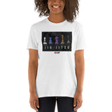 Short-Sleeve Unisex T-Shirt BJJ - JiuJitsu Chess Belt Grading