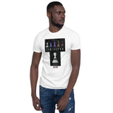 Short-Sleeve Unisex T-Shirt - BJJ - Jiu Jitsu Grading Belt White
