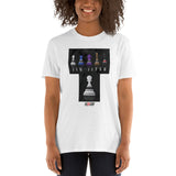Short-Sleeve Unisex T-Shirt - BJJ - Jiu Jitsu Grading Belt White