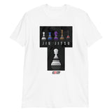 Short-Sleeve Unisex T-Shirt - BJJ - Jiu Jitsu Grading Belt White