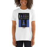 Short-Sleeve Unisex T-Shirt - BJJ - Jiu Jitsu Grading Belt Blue