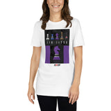 Short-Sleeve Unisex T-Shirt - BJJ - Jiu Jitsu Grading Belt Purple