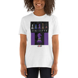 Short-Sleeve Unisex T-Shirt - BJJ - Jiu Jitsu Grading Belt Purple