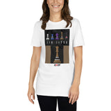 Short-Sleeve Unisex T-Shirt - BJJ - Jiu Jitsu Grading Belt Brown