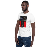 Short-Sleeve Unisex T-Shirt - BJJ - Jiu Jitsu Grading Belt Black