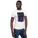 Short-Sleeve Unisex T-Shirt - BJJ - Jiu Jitsu Grading Belt Purple