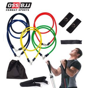EXERCISE RESISTANCE BANDS SET FITNESS STRETCH HOME WORKOUT BANDS