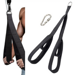 Pulldown Rope Gym Accessories - Tricep Rope attachment Strap, Cable Pulls, Tricep Extension Workouts